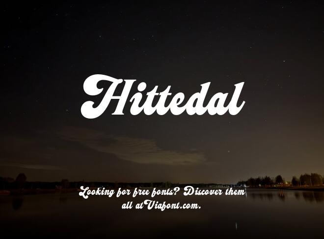 Hittedal Font
