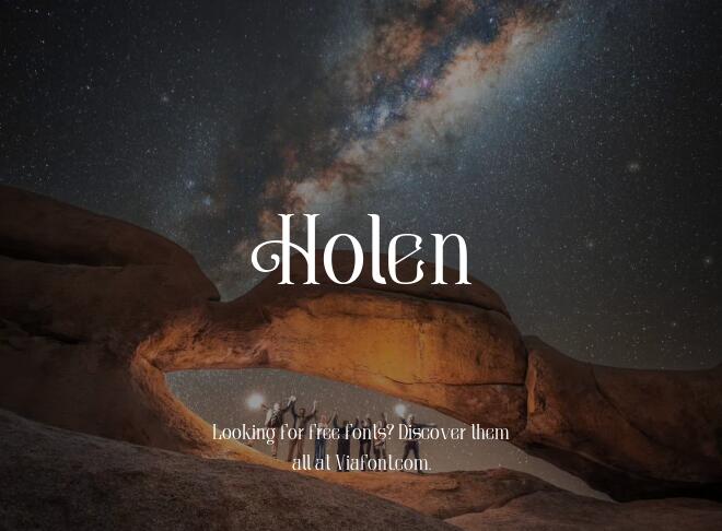 Holen Font