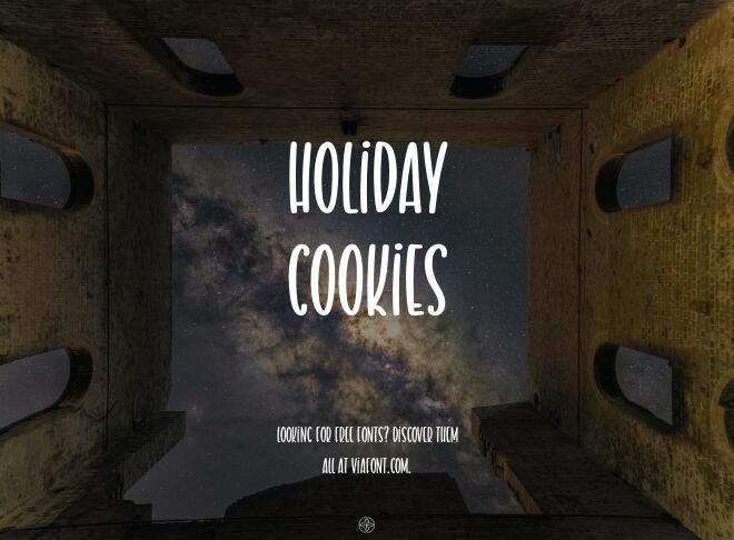 Holiday Cookies Font