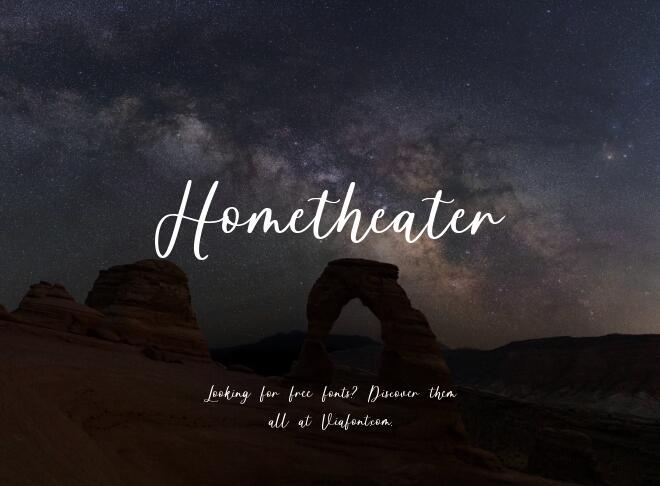 Hometheater Font