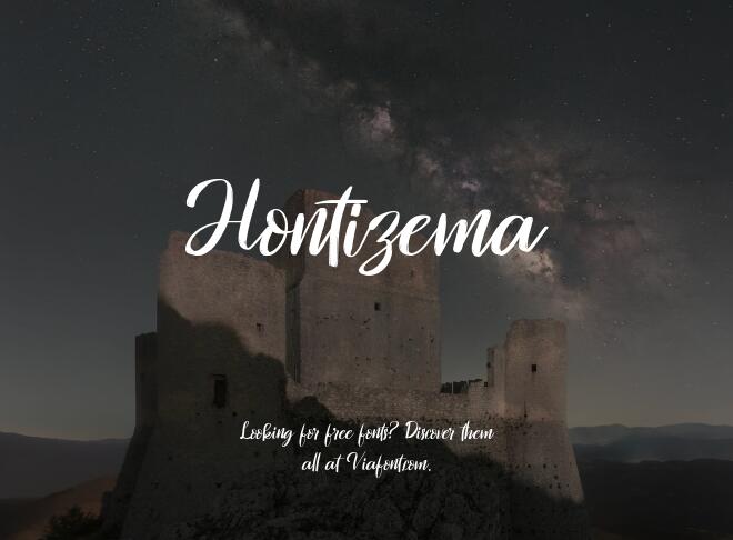 Hontizema Font