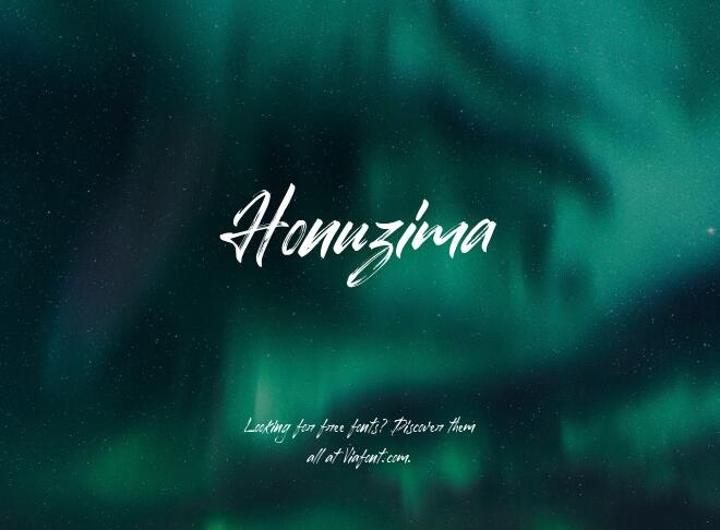 Honuzima Font