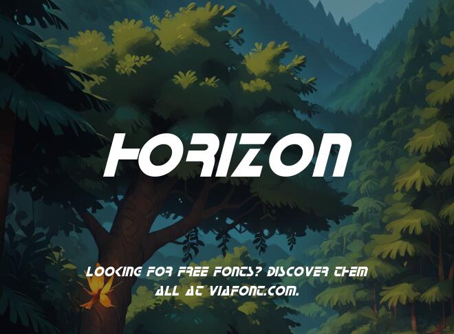 Horizon Font