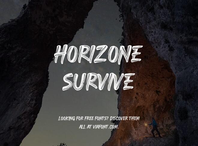 Horizone Survive Font