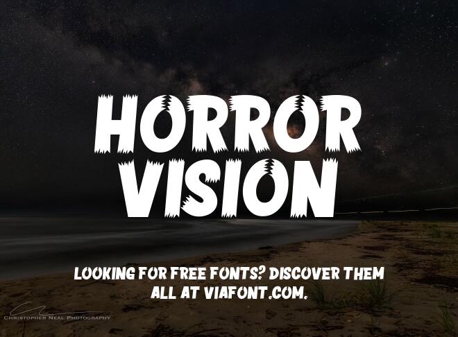 Horror Vision Font
