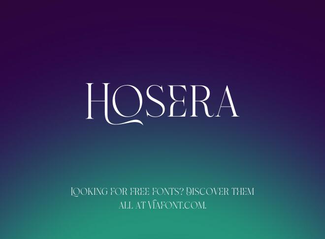 Hosera Font