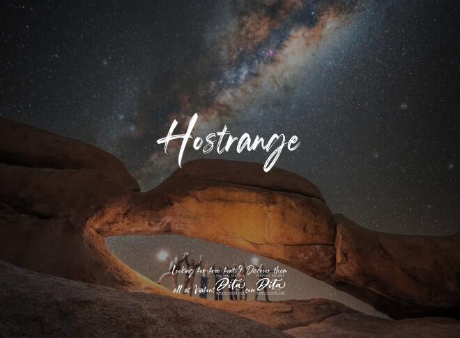 Hostrange Font