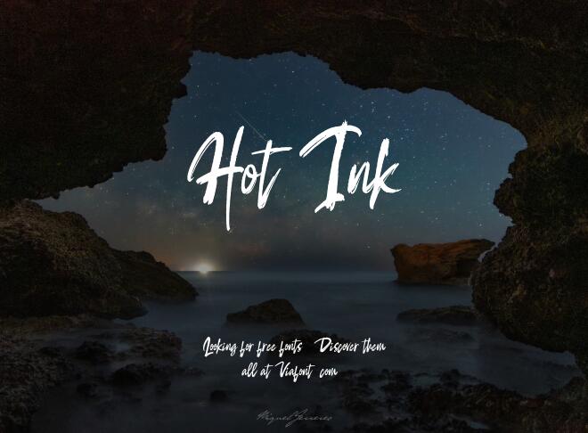 Hot Ink Font