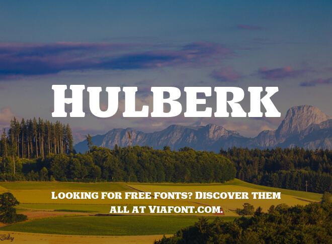 Hulberk Font