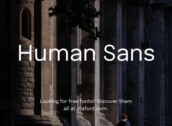 Human Sans Font