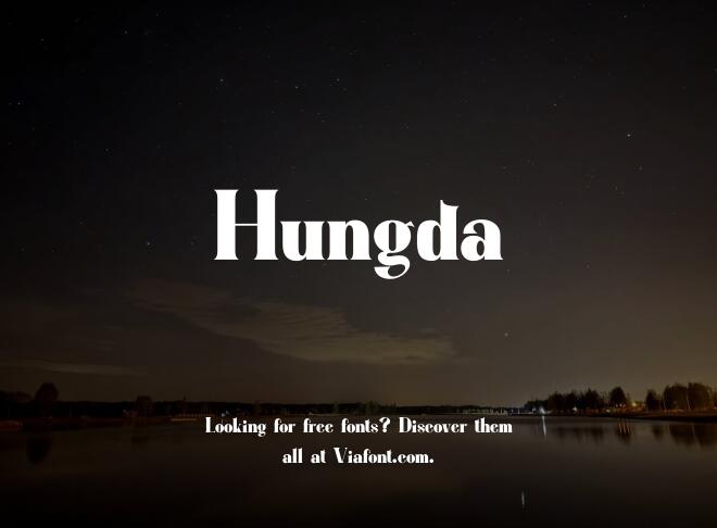 Hungda Font