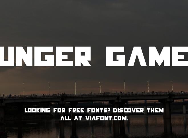 Hunger Games Font