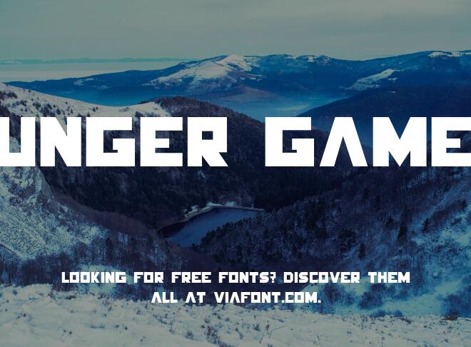 Hunger Games Font