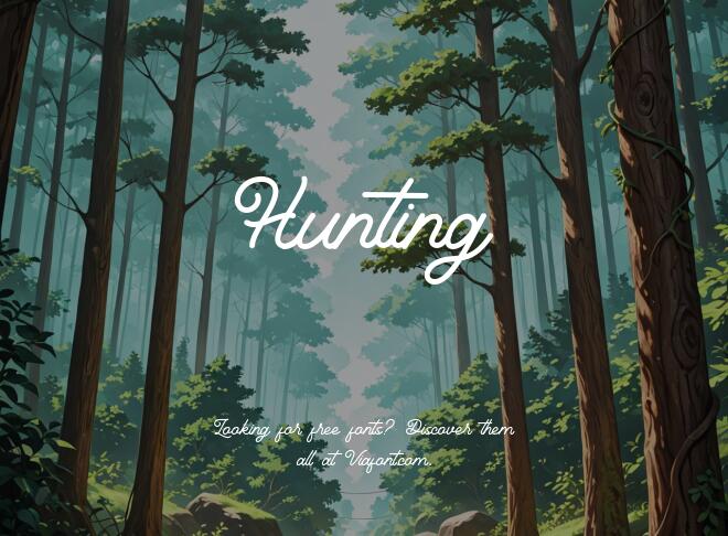 Hunting Font