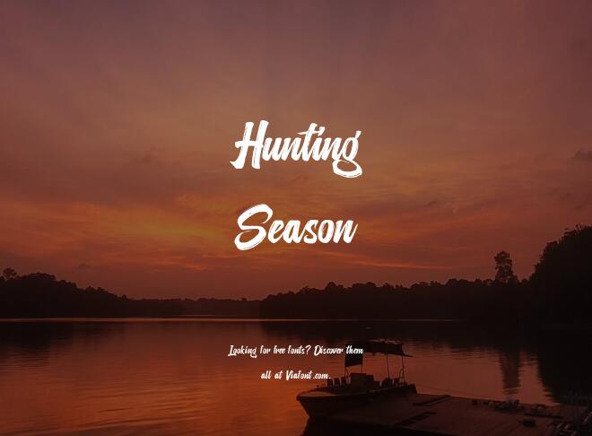Hunting Season Font