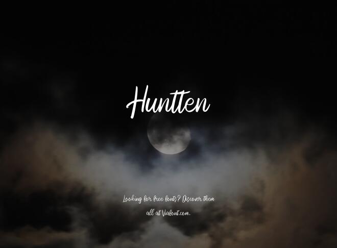 Huntten Font