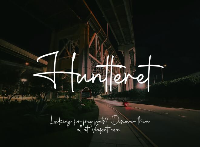 Huntteret Font