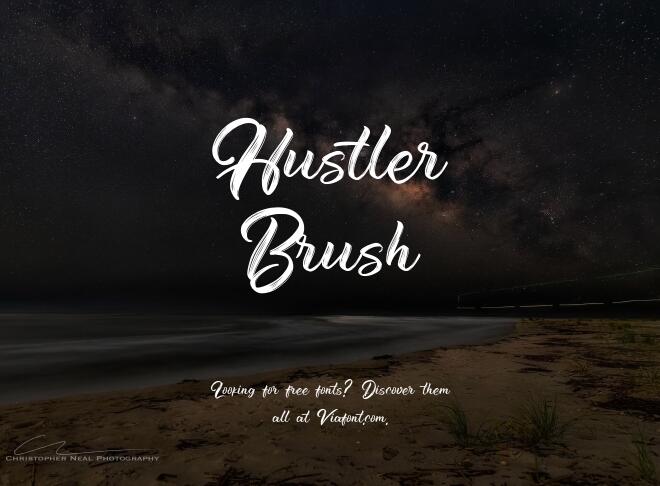Hustler Brush Font