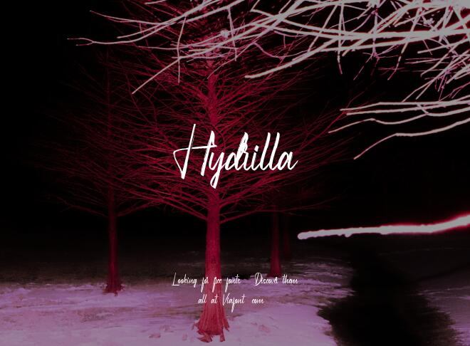 Hydrilla Font