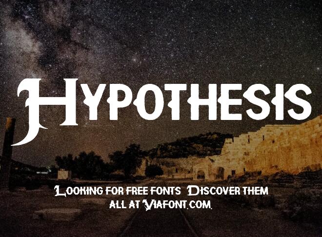 Hypothesis Font