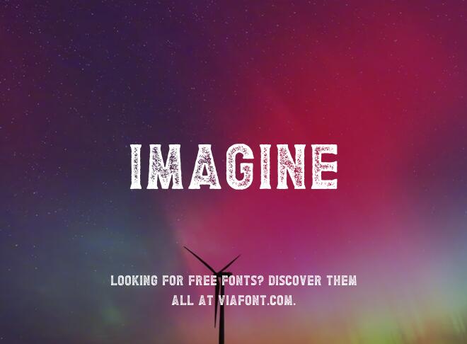 Imagine Font