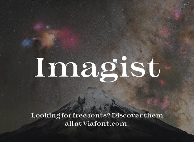 Imagist Font