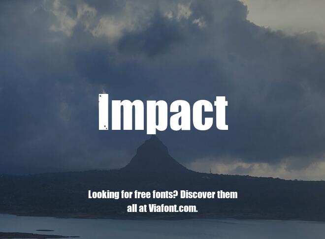 Impact Font