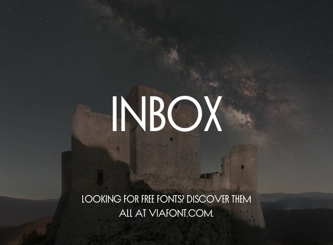 Inbox Font
