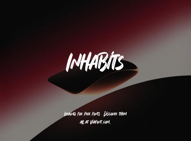Inhabits Font
