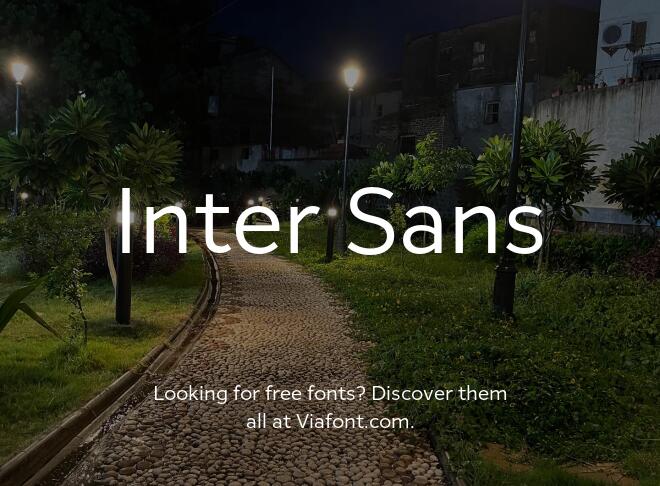 Inter Sans Font