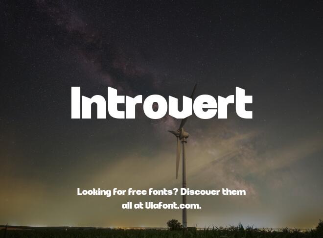 Introvert Font