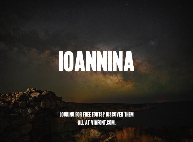 Ioannina Font