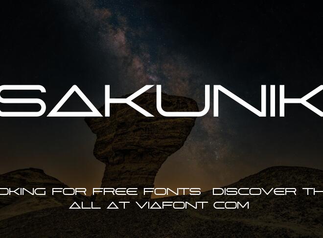 Isakuniki Font