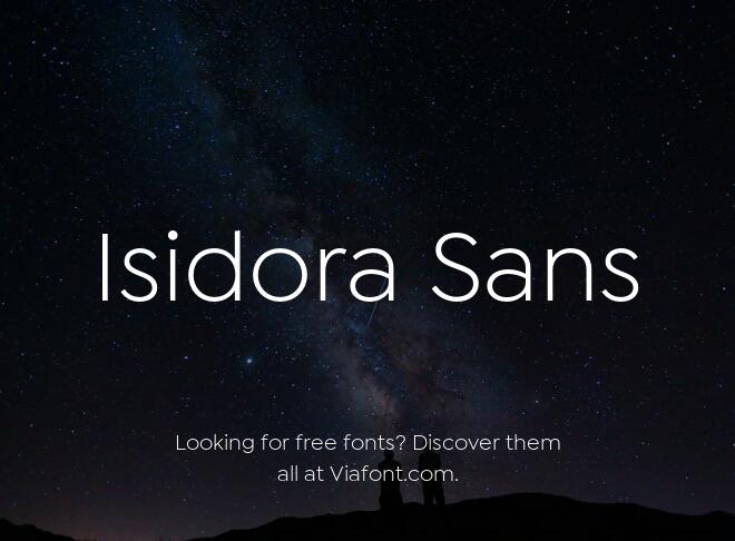Isidora Sans Font