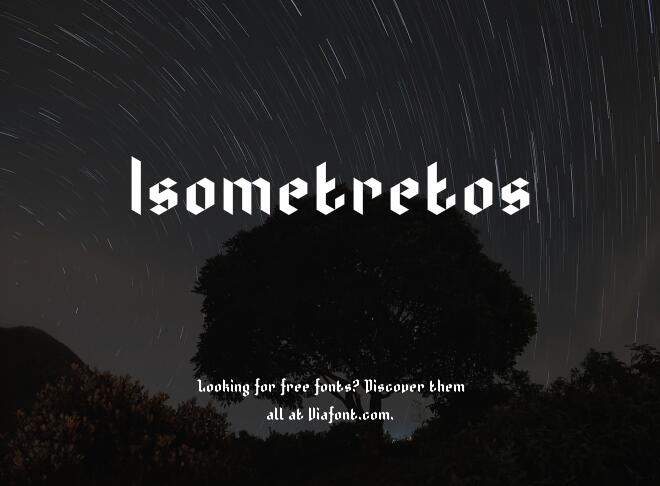 Isometretos Font