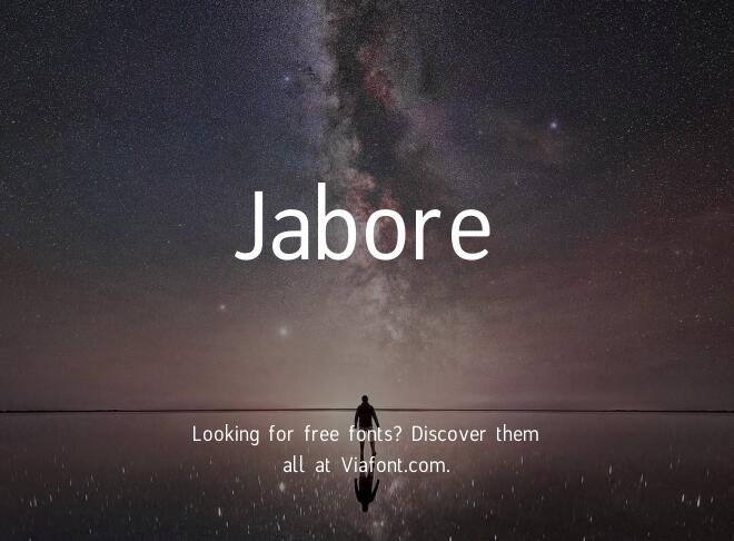 Jabore Font