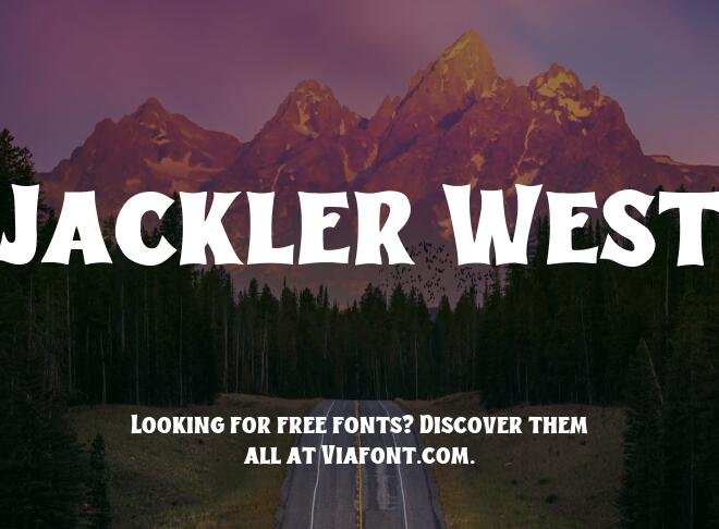 Jackler West Font