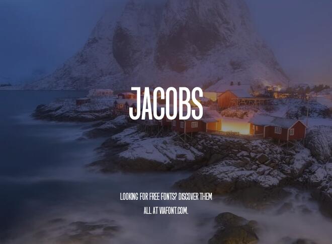 Jacobs Font