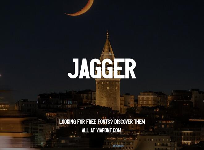 Jagger Font