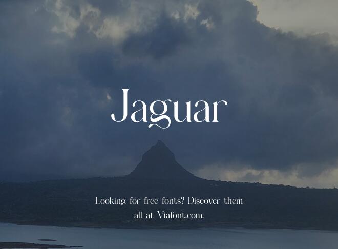 Jaguar Font