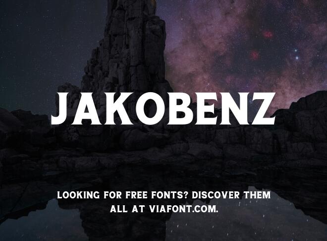 Jakobenz Font