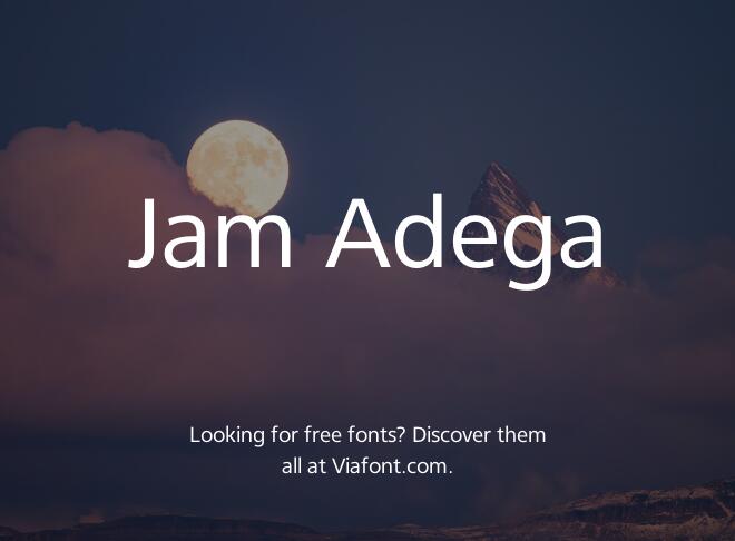 Jam Adega Font