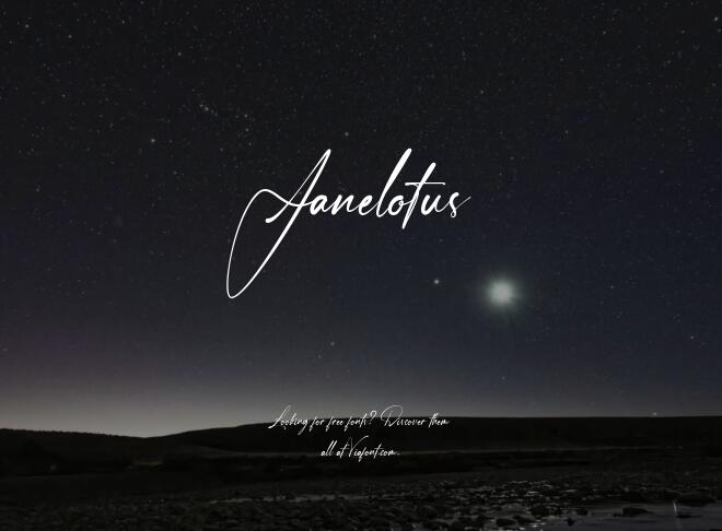 Janelotus Font