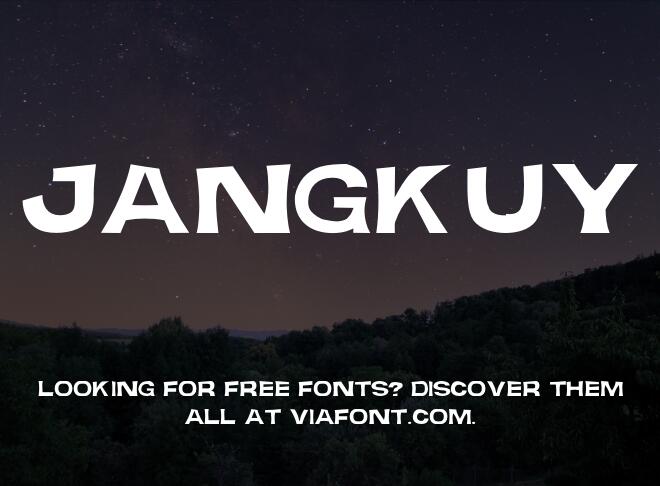 Jangkuy Font