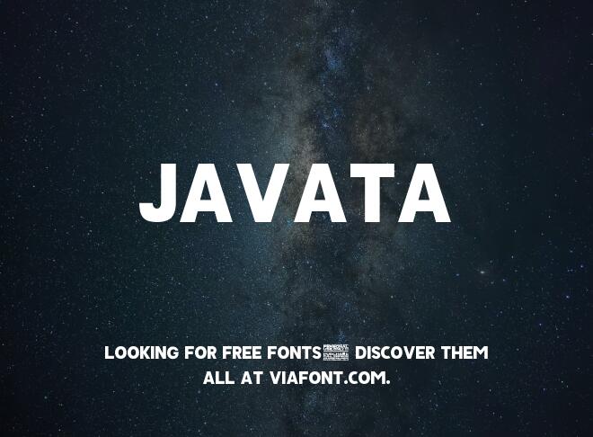 Javata Font
