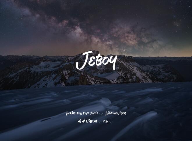 Jeboy Font