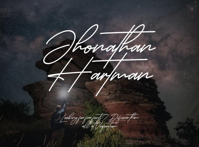 Jhonathan Hartman Font