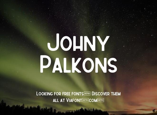 Johny Palkons Font