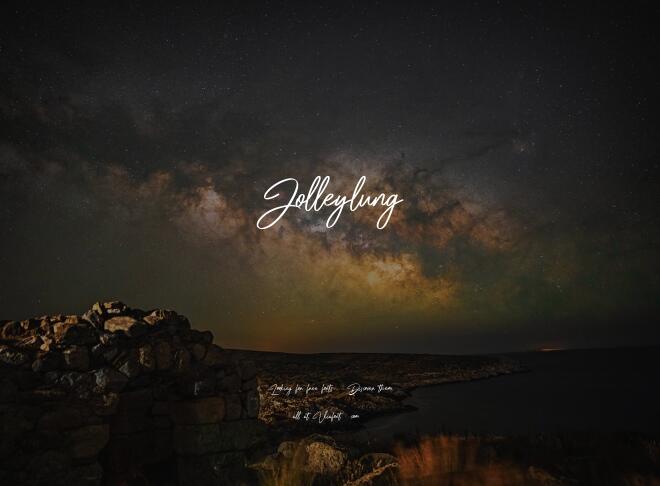 Jolleylung Font