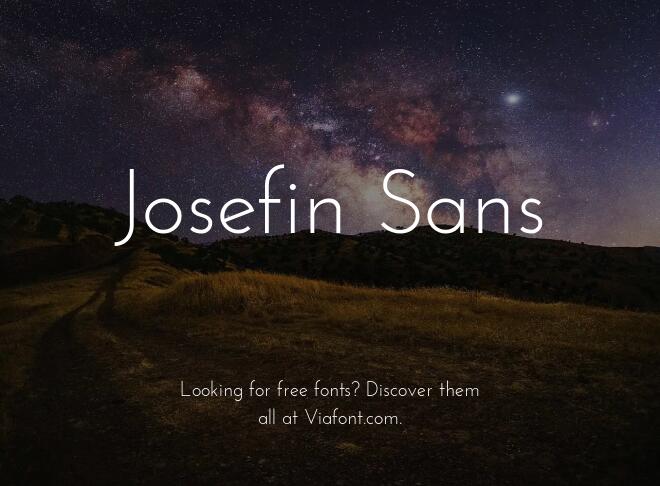 Josefin Sans Font